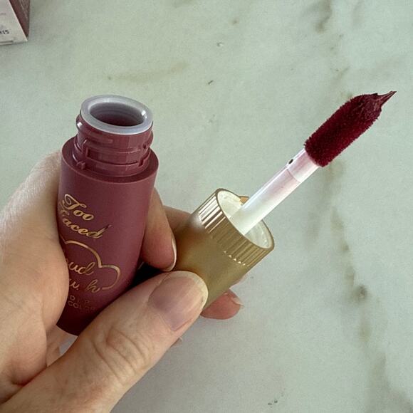 Too Faced Cloud Crush Whipped Lip and Cheek Color Bed of Roses - Picture 3 of 3